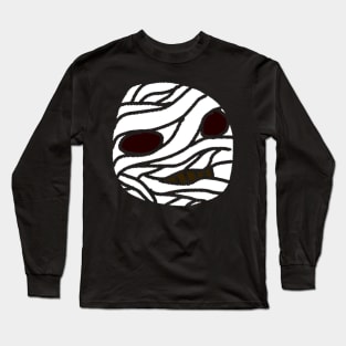 Mummy - Halloween Face Long Sleeve T-Shirt